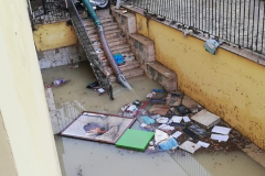 Una potente idrovora della PC svuota i locali