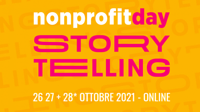 26-27-28 ottobre 2021- Evento online Nonprofitday. Ci siamo come Main Sponsor e per fornire consulenza gratuita