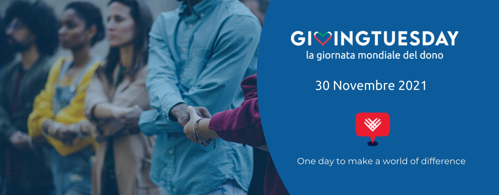 30 novembre 2021 – GivingTuesday – la giornata mondiale del dono