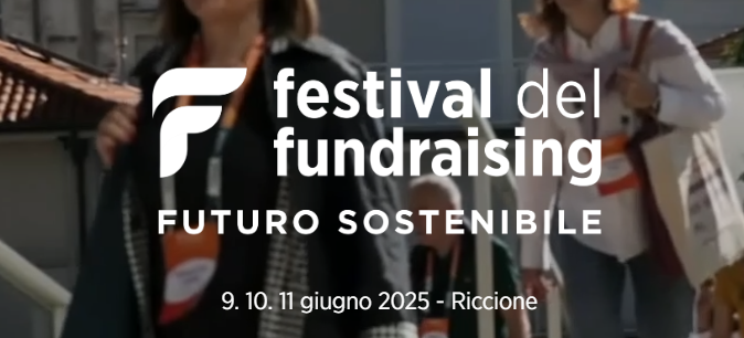 Dal 9 al 11 giugno siamo al Festival del Fundraising a Riccione