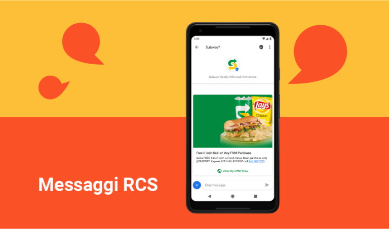 I messaggi RCS (Rich Communication Service) di Google sui nostri CRM