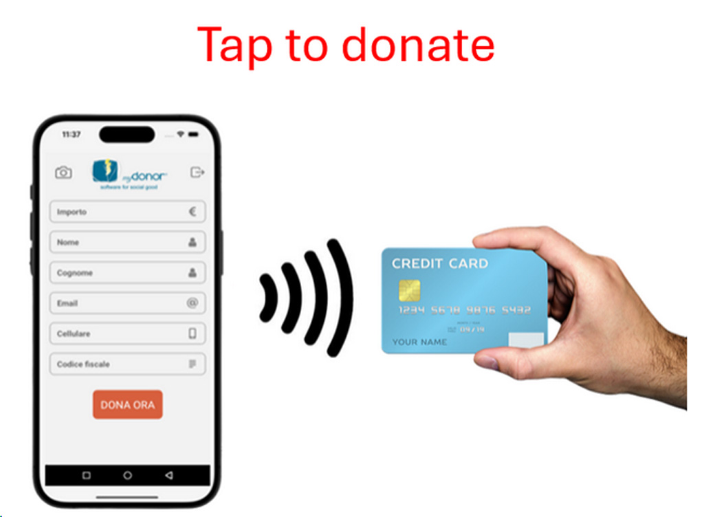 MyDonor Tap to Donate